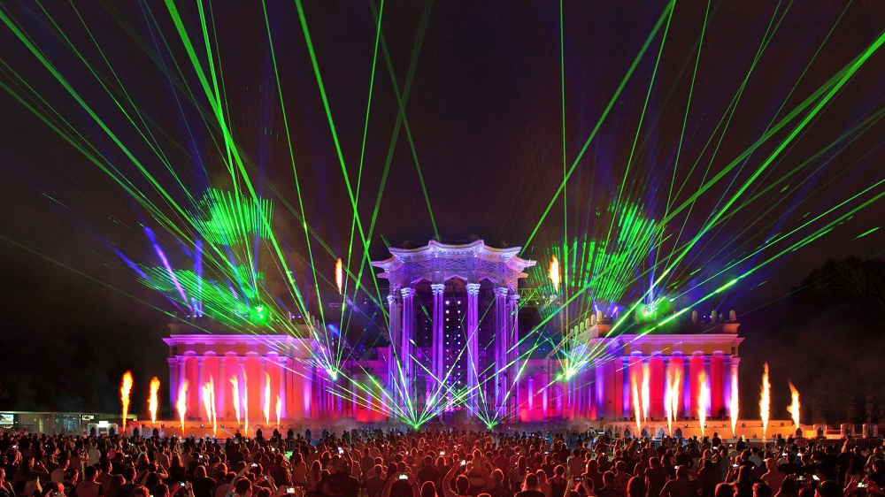 Лазерное шоу на фестивали и вечеринки